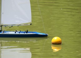 Buoys in water