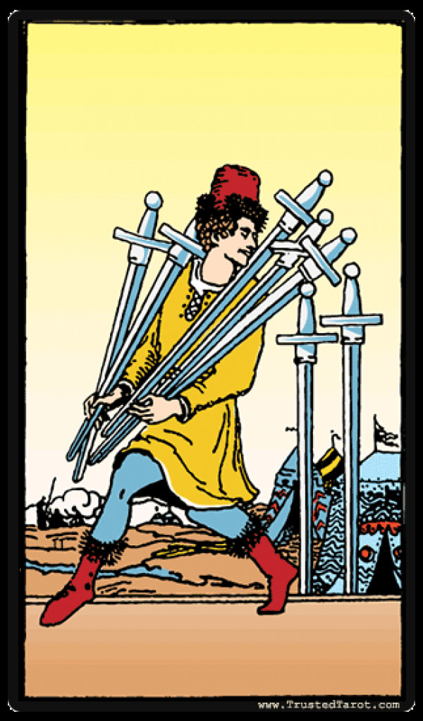 Seven of Swords | Random Tarot Card